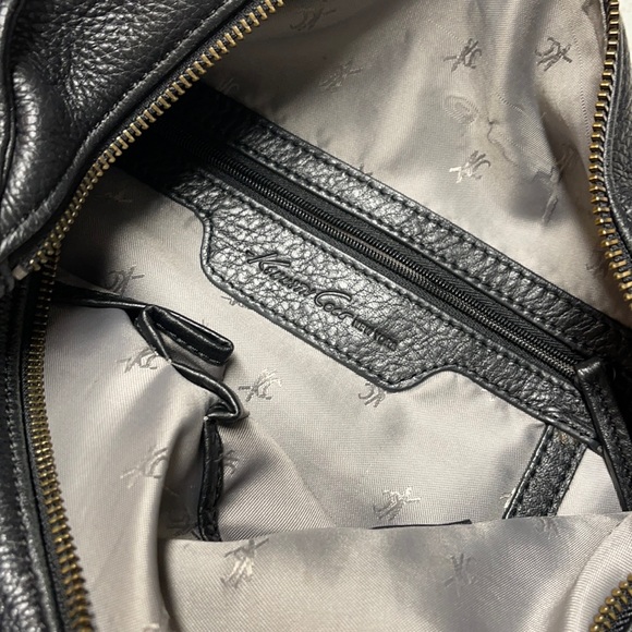 SOLD - KENNETH COLE | NO SLOUCH LEATHER SHOULDER BAG - Picture 6 of 8